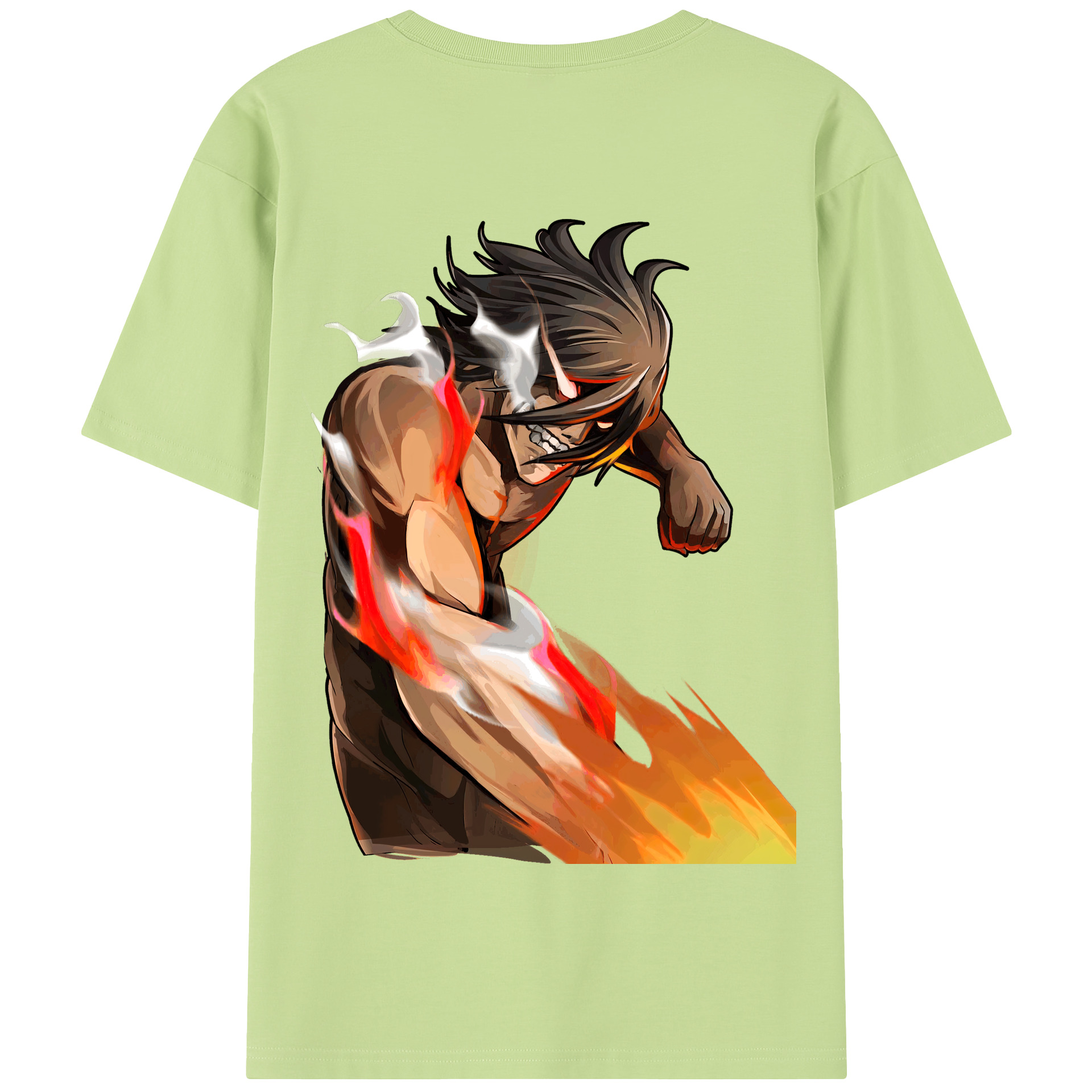（画像用） 進撃の巨人 Attack on Titan 綿100％半袖Tシャツ（背面プリント）